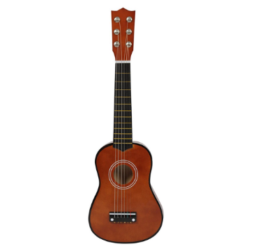 21 Inch 6 Strings Small Mini Guitar Basswood Guitar with Pick Strings