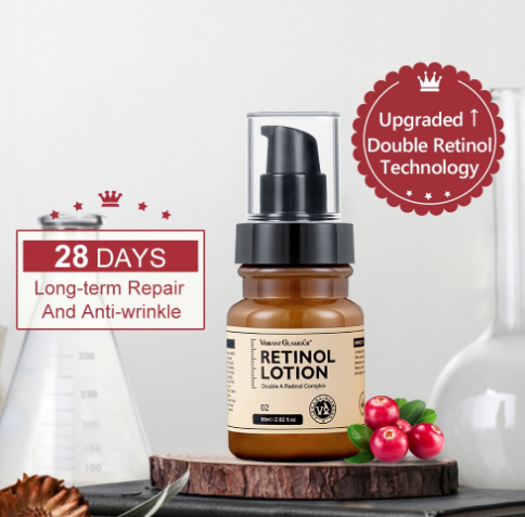 VIBRANT GLAMOUR Retinol Lotion Anti Aging Collagen Firming Facial Lotion 80G