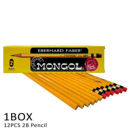 1box/12pcs Pencil (#2 Medium) Pencil with Eraser School Supplies Stationery Student Pencil