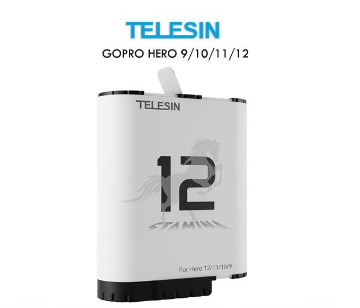 Telesin  Stamina Endurance Battery for GoPro Hero 12, 11, 10, 9 Action Cameras GP-HPB-012