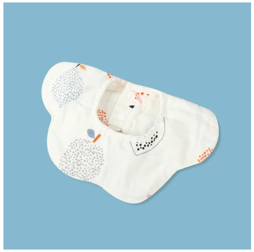 Einmilk Baby Bandana Dribble Bibs 360 Rotate Drool Bibs or Petal Bib Cotton Super Soft & Absorbent B28