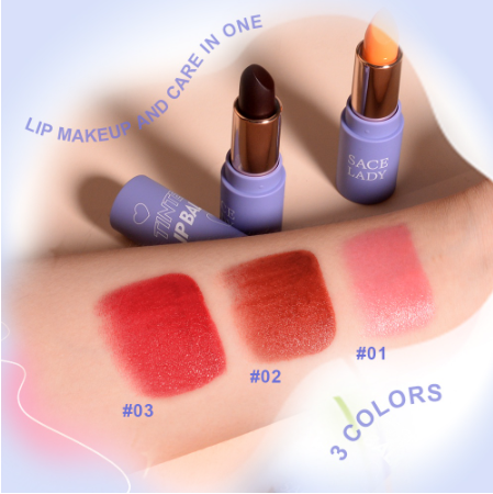 SACE LADY Tinted Lip Therapy Magic Lip Balm Lasting Waterproof Lip Tint & Stain High Pigmented Lipstick