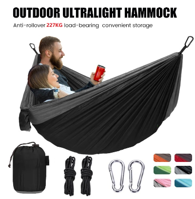Camping Hiking Hammock Duyan Double Outdoor Foldable Hammock Travel Hammock