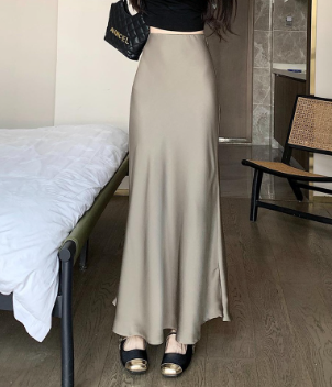 Lovito Women Elegant Plain Zipper Skirts LNE43029