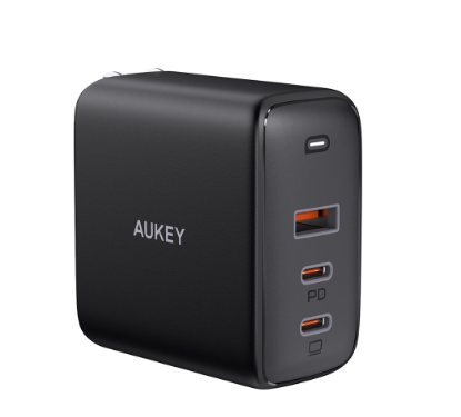 Aukey PA-B6S 90W Omnia GaN PD3.0 27W QC4.0 PPS 25W 45W 60W Laptop Quick Charger For iPhone, Laptop, SAMSUNG