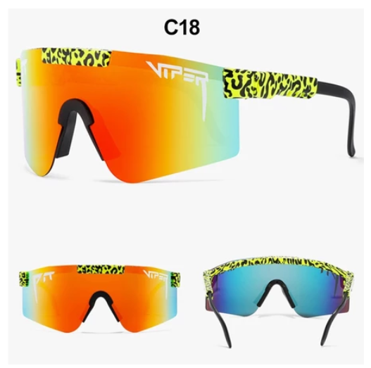 Viper Sports Sunglasses UV400 Outdoor Polarized Sports Eyewear Fashion Bike Bicycle Sunnies Mtb Goggles with Case Protection Cycling