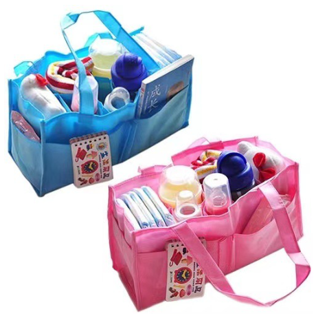 Mother Handbag Baby Diaper Nappy Bag Milk Bottle Organizer for Outdoor Activities and Travel Use