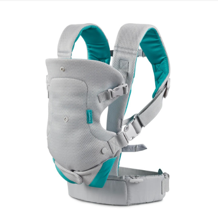 Infantino Flip 4-in-1 Light & Airy Convertible Ergonomic Carrier (with COOL Breathemesh® Design)