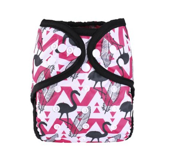 Waterproof Reusable Printed One Size Cloth Diaper Cover D10