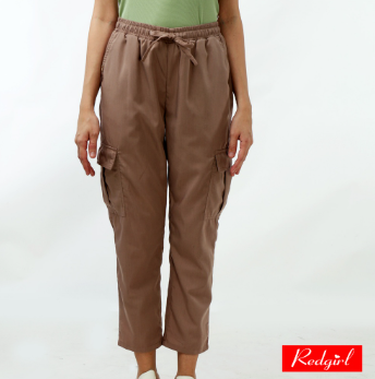 Red Girl Colored Cargo Pants Ladies RLB07-0020