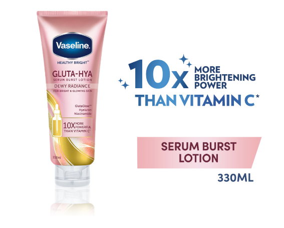 Vaseline Healthy Bright Gluta Hya Serum Burst Dewy Radiance 330ML