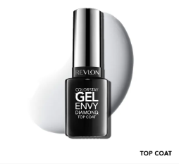 Revlon Colorstay Gel Envy Diamond Top Coat 0.4 Fl. Oz. Clear