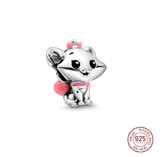 Fit Pandora Charms Beads Bracelet 925 Sterling Silver Pendant Clip Evil Eye Gold Letter Stopper Love Dog  Cat For Women Jewelry Gift Sieve D1