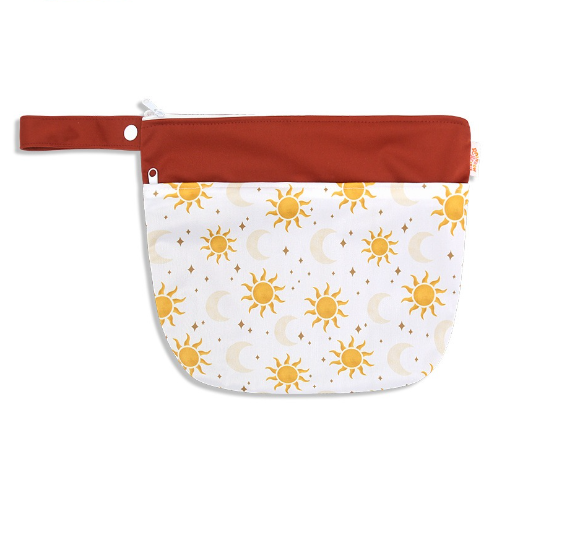 Wet Dry Bag Mini Baby Diaper Bag Nappy Bag 20*28cm Waterproof Reusable Bags Washable Diaper Bag s17