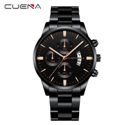 Cuena Men's Watch Leisure Sports Quartz Waterproof Watch 845S 0026