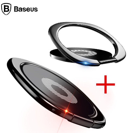 2 Pcs Baseus Universal 360° Finger Ring Stand Phone Holder