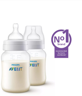 Philips AVENT 9oz Anti-colic Baby Bottle, 2-pack