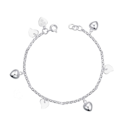 Silver B146 Korean Fashion Jewelry Ladies Bracelet