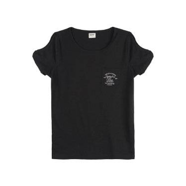 Stylistic Mr. Lee Ladies Basic Tees Relaxed Fit 124046 (Black)