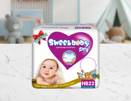 SWEETBABY DRY - TRAVEL PACK NEWBORN 22s