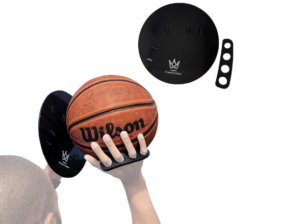 Basketball Shooting Off Hand Trainer - for Right Handed Shooters, Eliminate Off Hand Interference - with Bonus 5.3" Shooting Aid