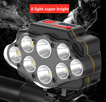Bicycle Light XPG Strong Light Headlight USB Charging Strong Light Super Bright Night Riding Waterproof