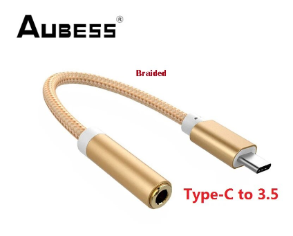 USB Type C To 3.5mm Earphone Jack Digital Audio Adapter Converter For Samsung Redmi Xiaomi Poco Pixel LG 3 5 Mm Audio Aux Cable