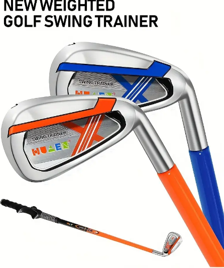 Weighted Golf Swing Trainer - Iron Swing Trainer Golf Club - Swing Trainer Aid To Improve Golf Shot Accuracy And Swing Speed, Golf Accessories