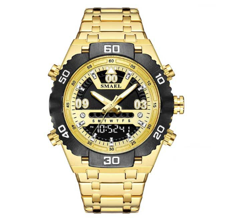 Smael 6006 Men's Watch Top Sports Brand Multifunctional Quartz Digital Luminous Pointer New Fashion Casual M1
