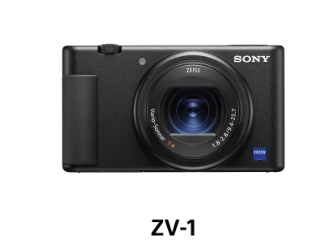 Sony ZV-1/ ZV1 Vlogging Camera with Zoom lens and Fast Hybrid AF Body Only + Free 64GB SD Card