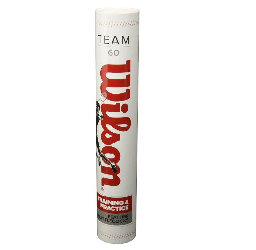 Wilson Team 60 Shuttlecocks - 12 Pack Tube