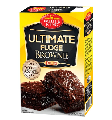 White King Ultimate Fudge Brownie Mix Deluxe  580g