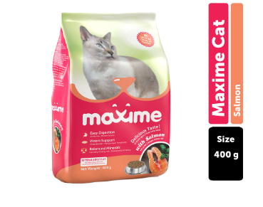 Maxime Dry Cat Food Kitten & Adult - Salmon Flavor 400g
