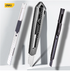 Deli SK5 9MM/18MM Retractable Cutter for Cutting Paper Retractable Utility Knife