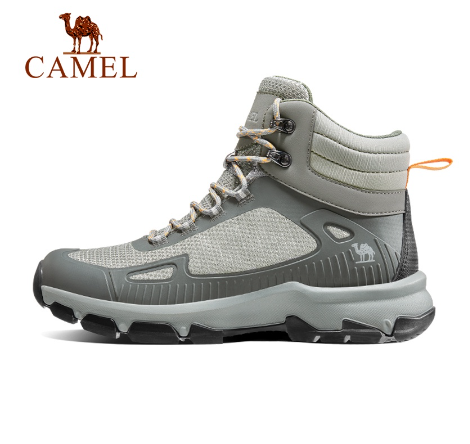 CAMEL Outdoor Shoes Men High-Top Hiking Waterproof Anti-Skid