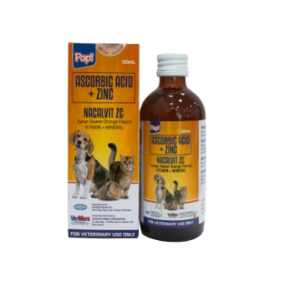 Papi Nacalvit-C  Syrup (Multivitamins & Minerals) Sweet Orange Flavor 120ml