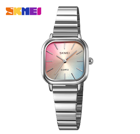 Skmei 2190 Watch for Women Fashion Business Ladies Quartz Waterproof Temperament Watches SILVER