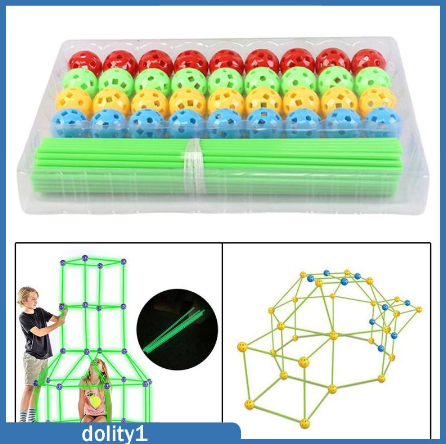 DIY Kids Construction Fort Building Kit Forts Builder Toy Children Gift