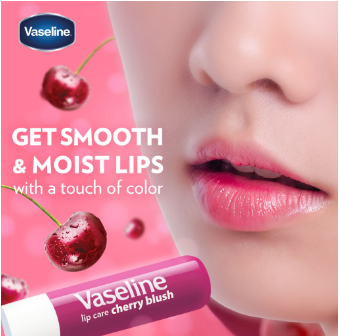 Vaseline Lip Cherry Blush Lip Balm Stick 4.8G