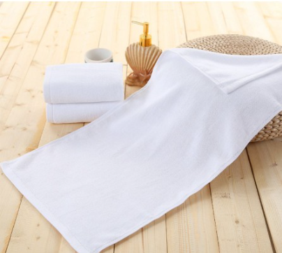 12pcs Cannon Cotton Hand Towel White Towel Color 48cmx26cm