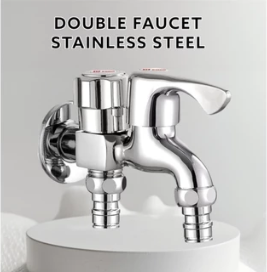 Stainless Steel Faucet Bathroom Faucet Wall Mounted Faucet Washing Machine Faucet Multifunctional
