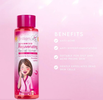 AUTHENTIC Brilliant Skin Advanced REJUVENATING TONER 135ml Facial REJUV Whitening