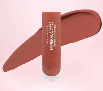 NICHIDO Mineral Powder Matte Lipstick With Collagen Booster - Kiss Of An Angel