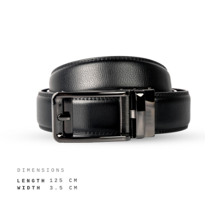 Shigetsu KOBE Leather Belt Collection for Men original automatic buckle adjustable office dress