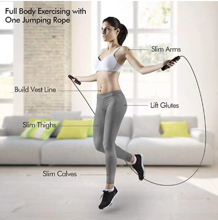 Professional Skipping Rope Tangle-Free With Ball Bearings Rapid Speed Jumping Jump Cable