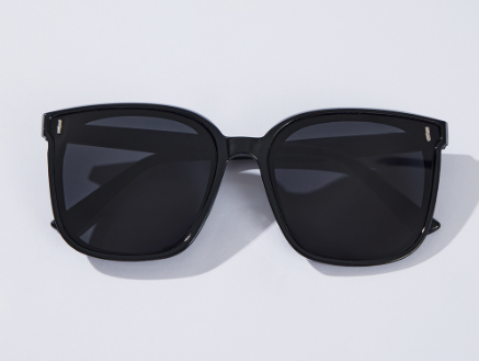 Casual Plain All-Match Basic Full Rim Women Sunglasses