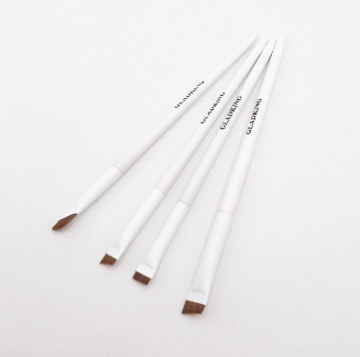 Gladking Fine Angled Eyeliner Brush-4pcs Ultra thin Precision Eye Liner Makeup Brushes Set