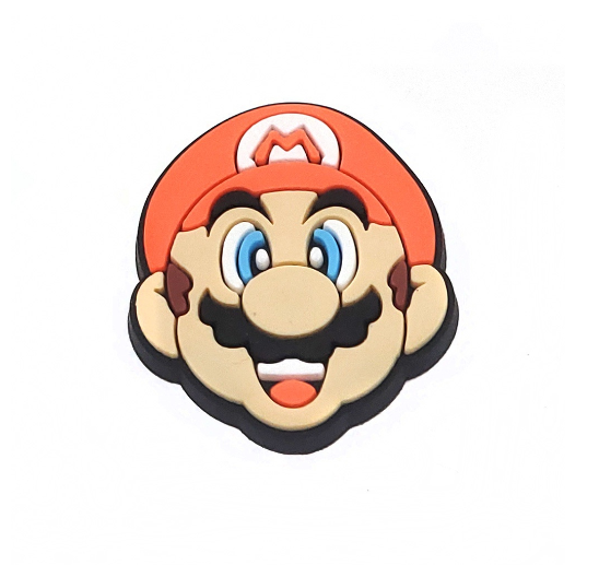 Cute Mushroom Flower Jibbitz for Crocs Pin Super Mario Game Croc Jibbits Star Shoe Charms Dragon Jibits Charm Men Shoes Accessories M6