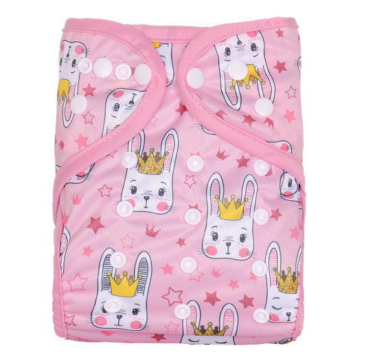 Waterproof Reusable Printed One Size Cloth Diaper Cover D1