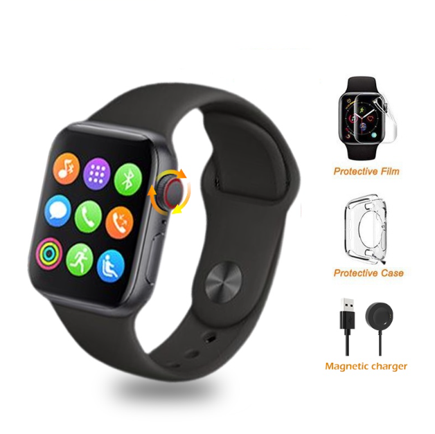 Smart Watch T500+Pro BLACK Custom Wallpaper, Waterproof, Bluetooth Call, Sports Watch, Men Women
